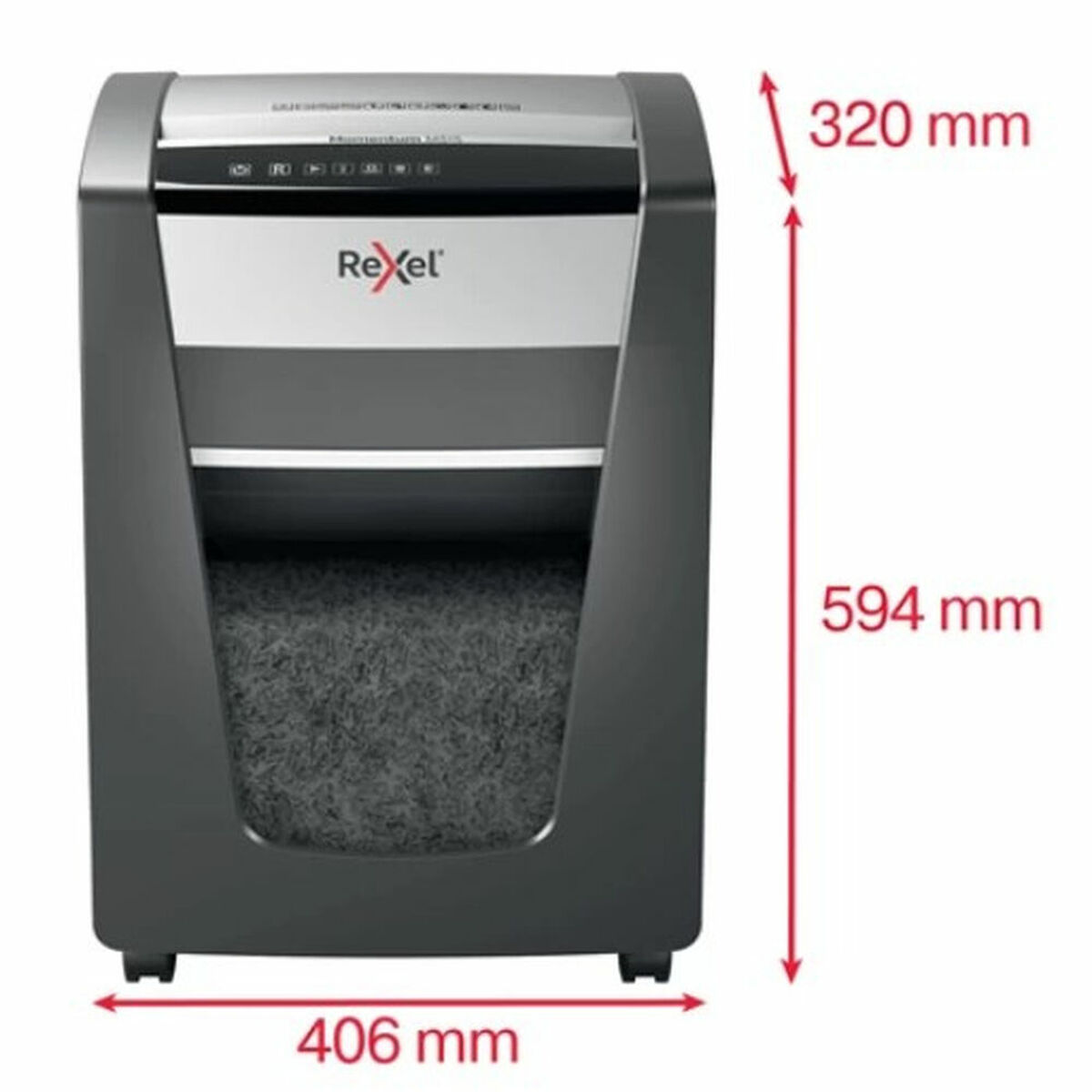 Papirmakulator Rexel Momentum X420